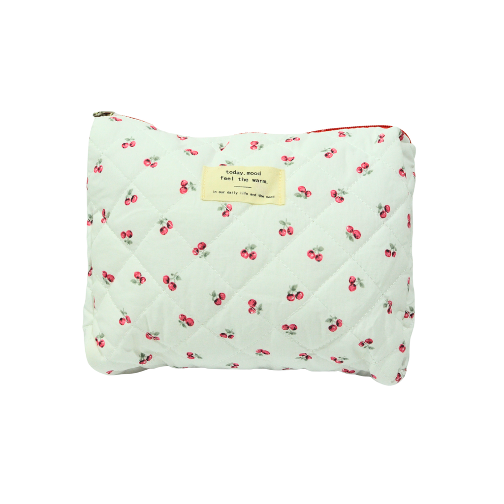 NECESER PORTACOSMETICOS ESTAMPADO CHERRY