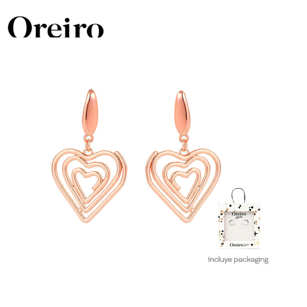 AROS LAS OREIRO CORAZON 3D CON PACKAGING