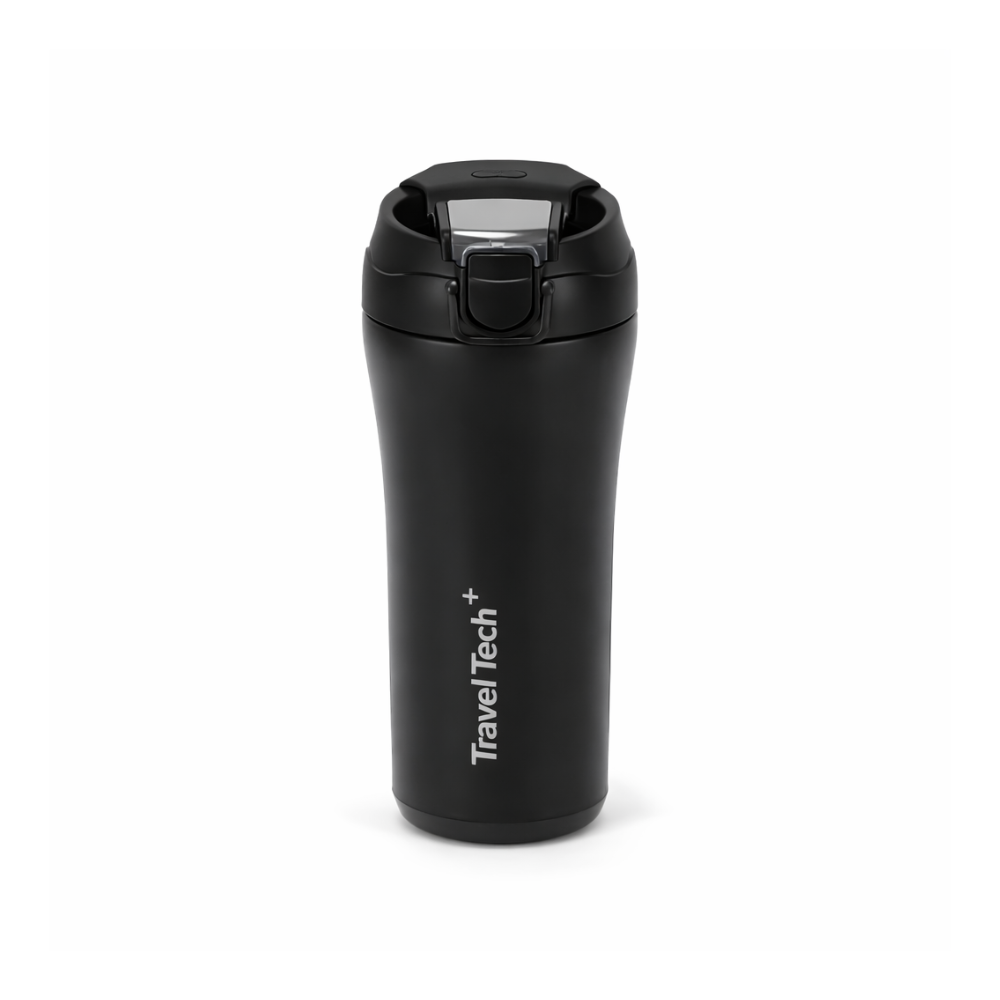 VASO TERMICO CON BOTON COLOR LISO