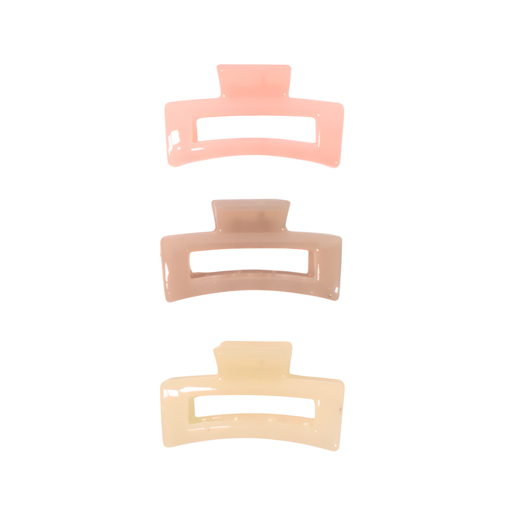 SET BROCHE PINZA RECTANGULAR X3