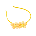 VINCHA DIADEMA CON APLIQUES DE FLORES