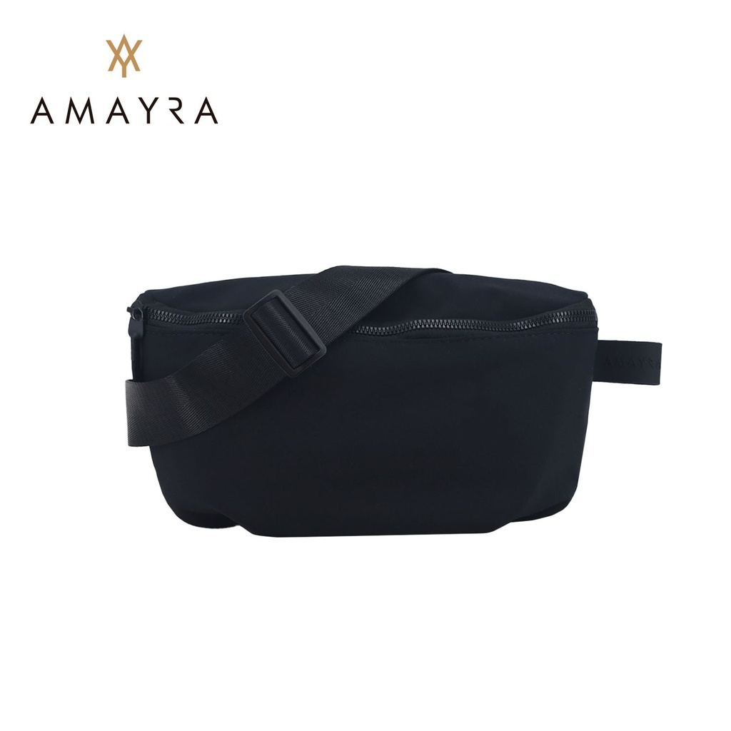 RIÑONERA COLOR LISO CON CIERRE AMAYRA