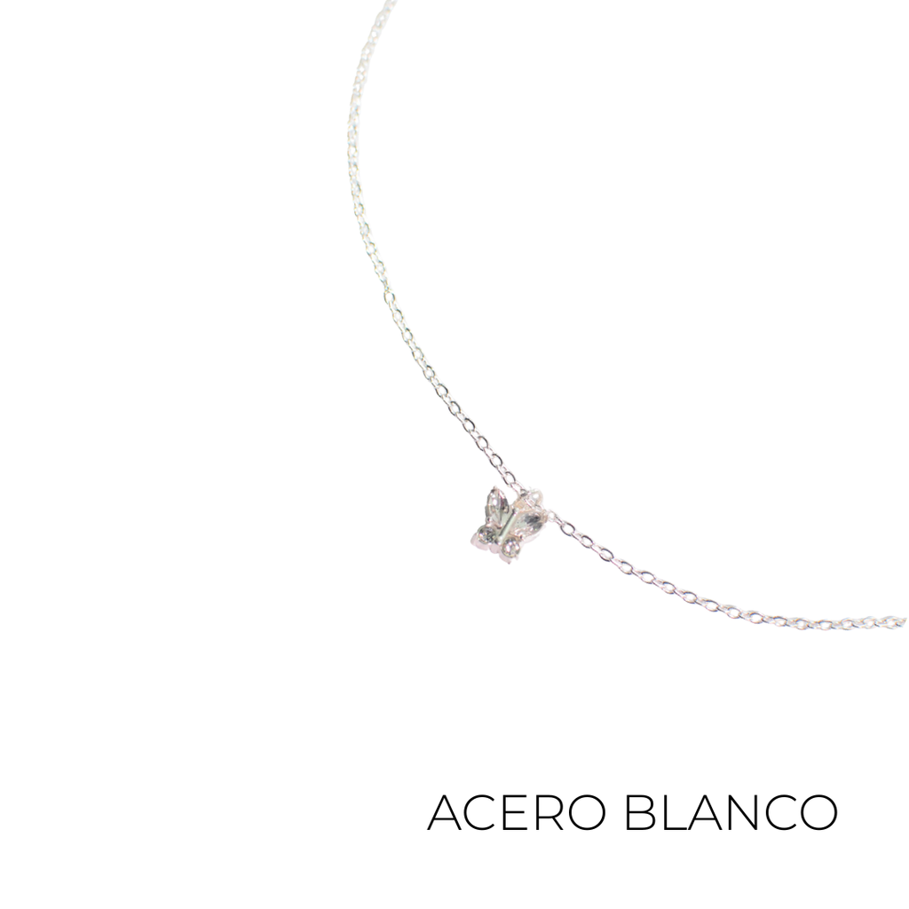 CADENA ACERO CON DIJE MARIPOSA