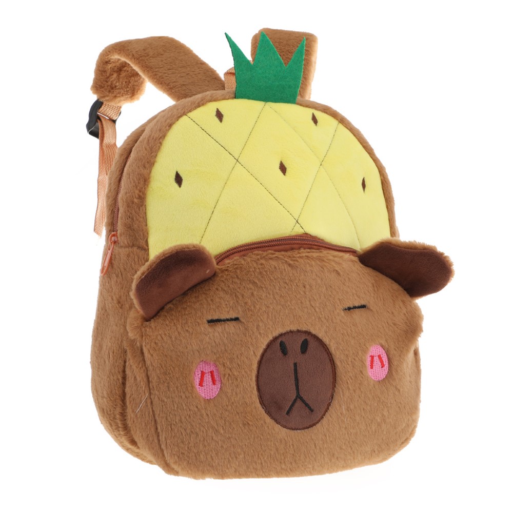 MOCHILA PELUCHE CAPIBARA 11"