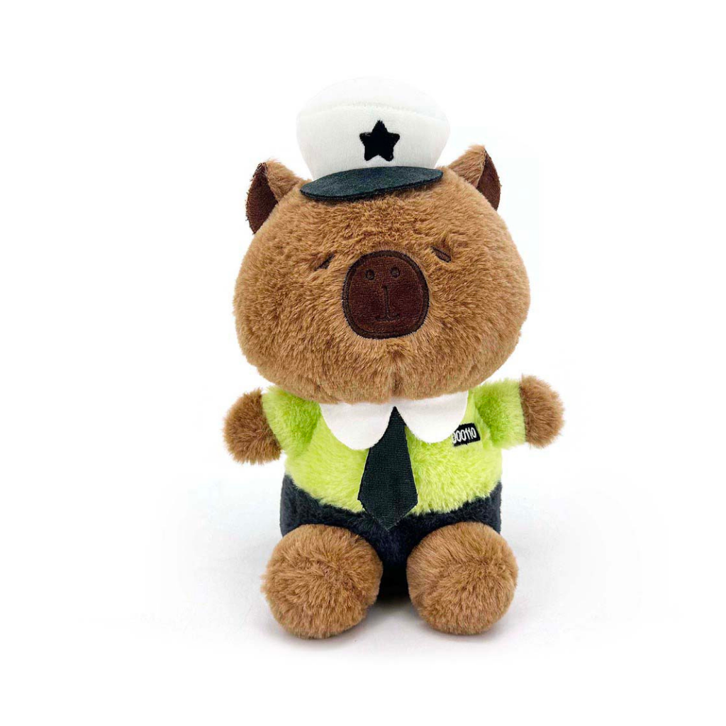 PELUCHE CAPIBARA DISFRAZ POLICIA
