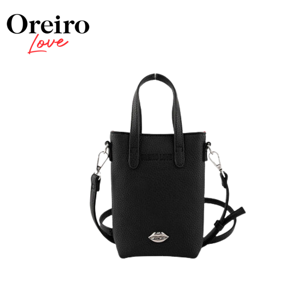 MORRAL BANDOLERA CON APLIQUE OREIRO LOVE