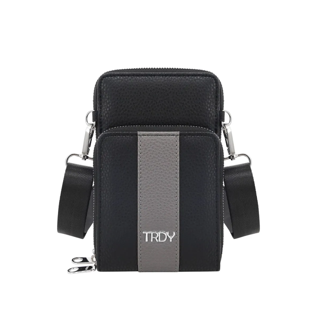 PORTACELULAR BICOLOR CON APLIQUE TRENDY