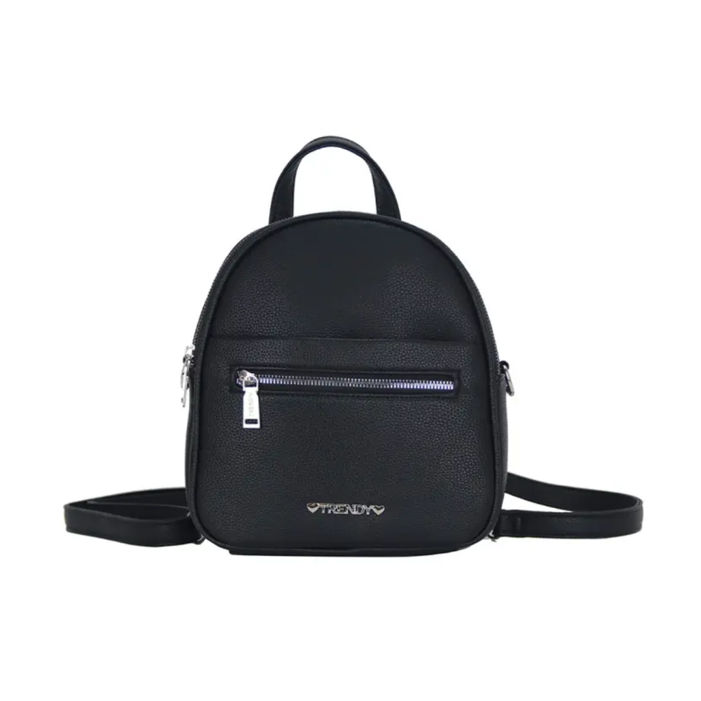 MOCHILA CON BOLSILLO EXTERIOR TRENDY