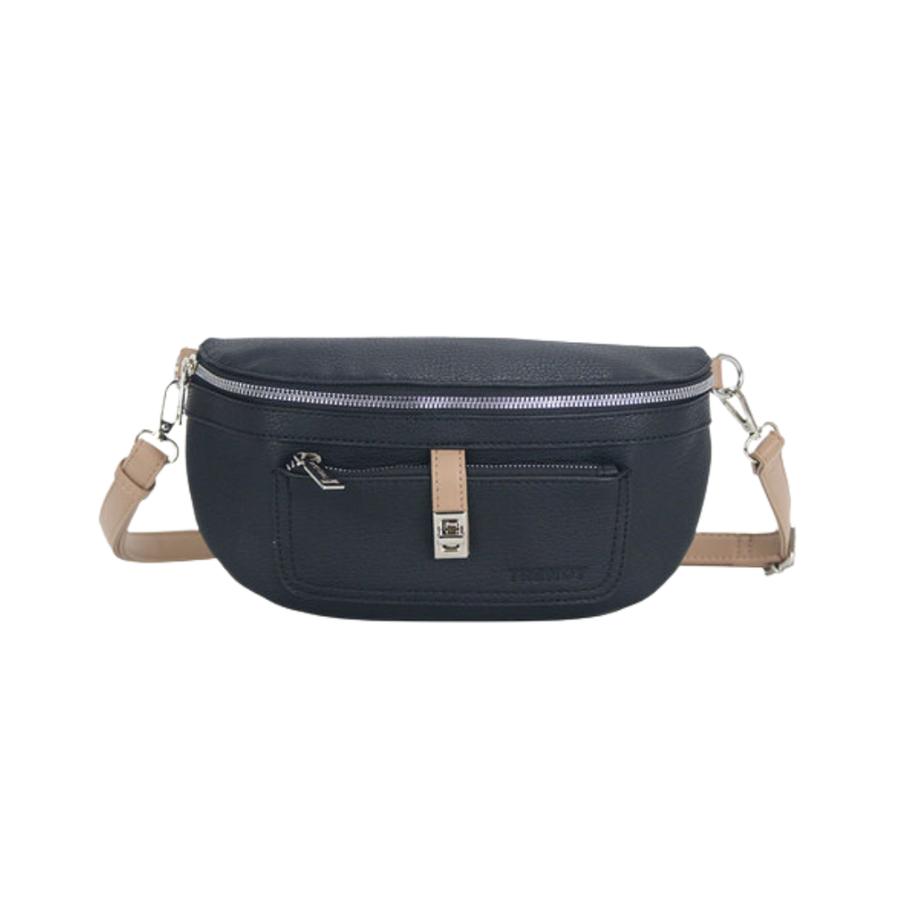 RIÑONERA CON BOLSILLO FRONTAL TRENDY