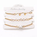 SET PULSERA X 3 DIJE CORAZON