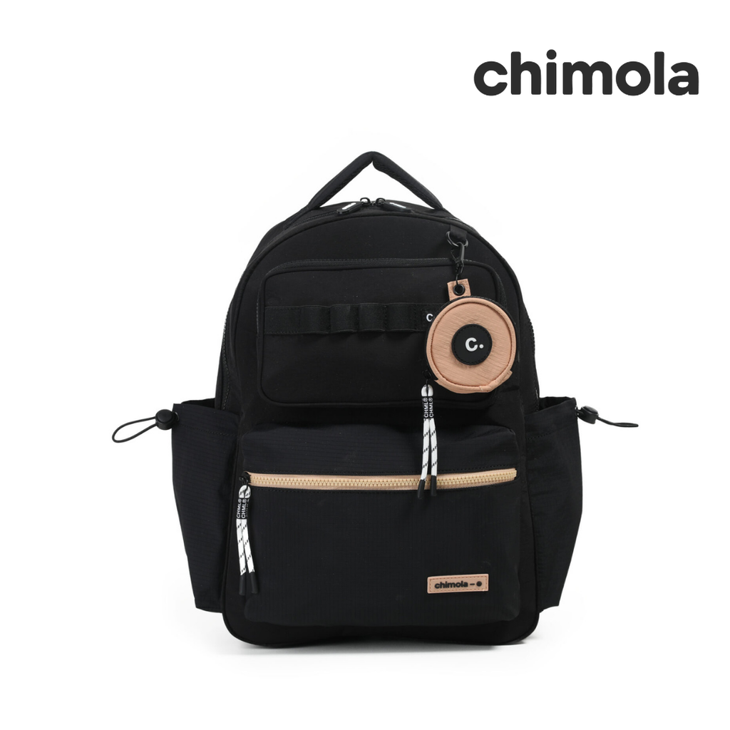 MOCHILA BICOLOR + MINI POUCH 15" CHIMOLA