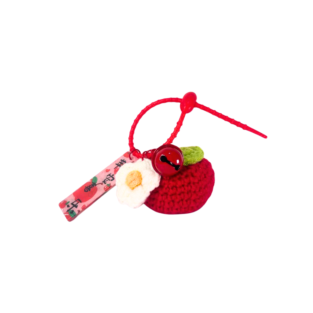 LLAVERO CHARM FRUTAL CON CASCABEL
