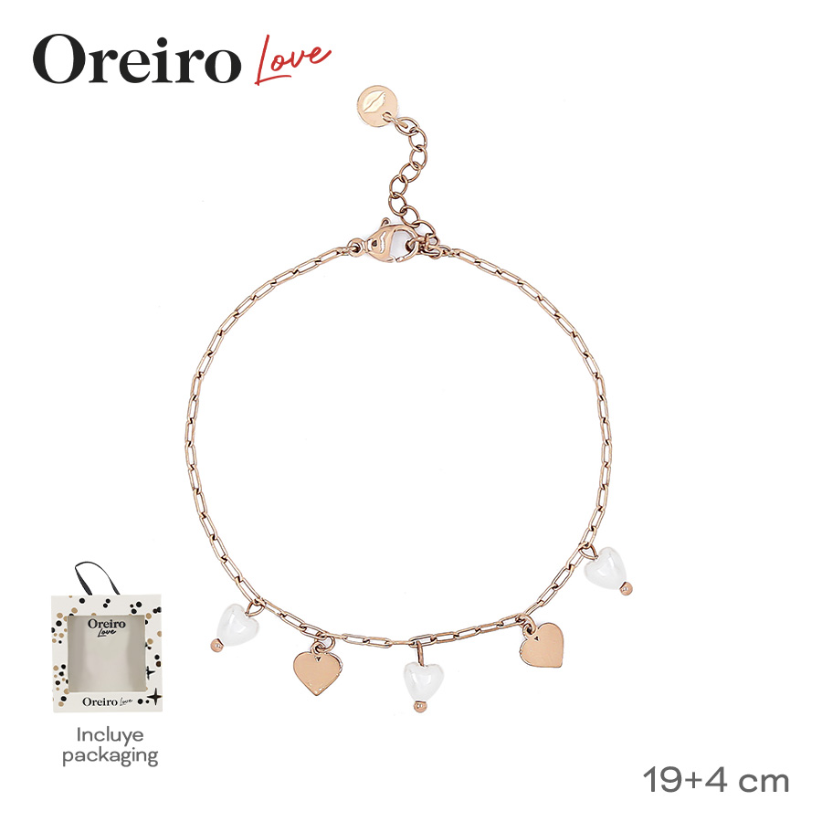 PULSERA CHARMS OREIRO LOVE + PACKAGING