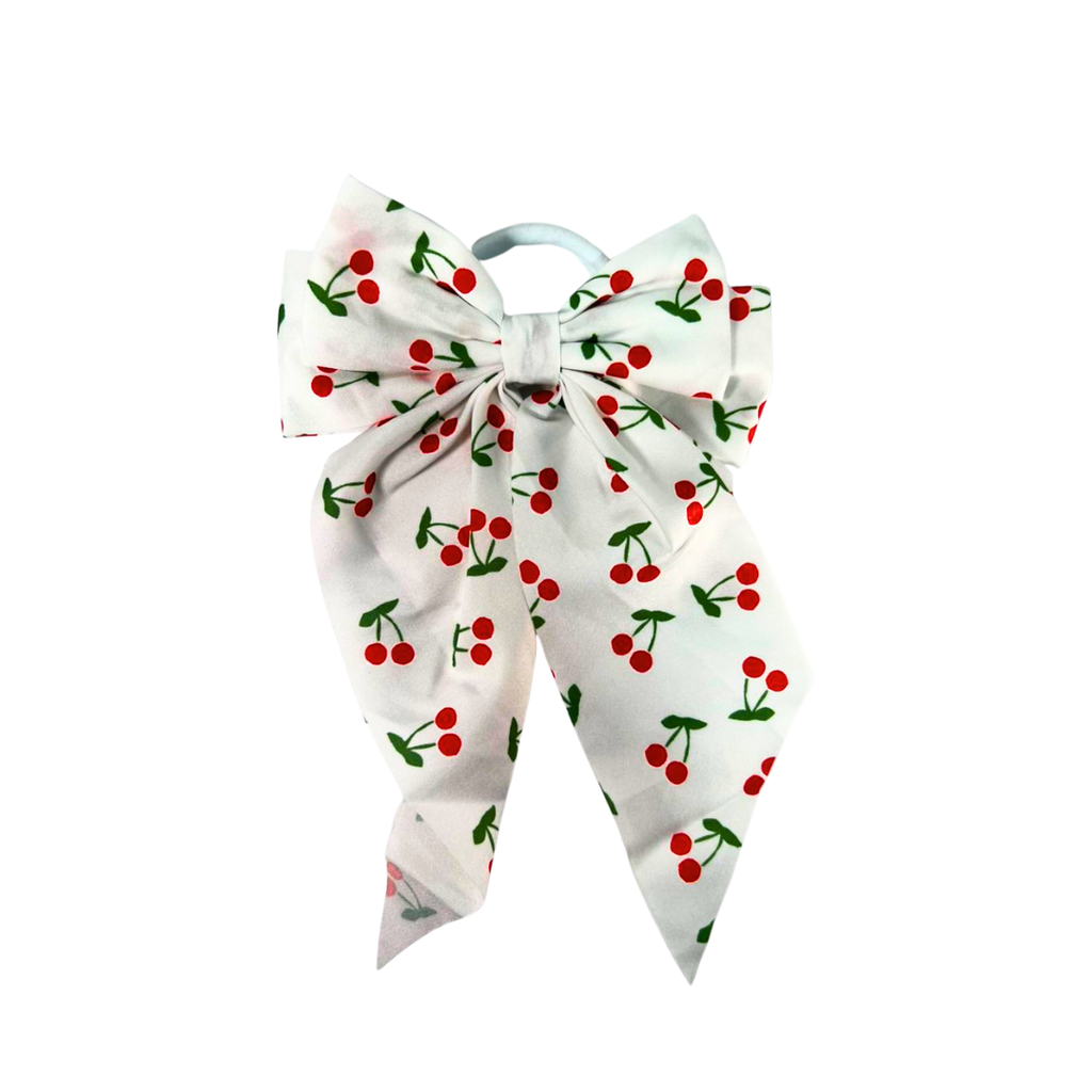 COLERO SCUNZI MOÑO ESTAMPA CHERRY