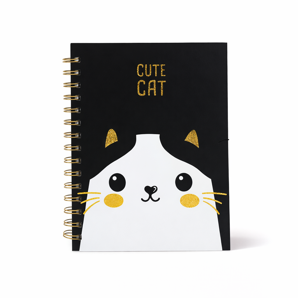 CUADERNO ANOTADOR GATO TRENDY