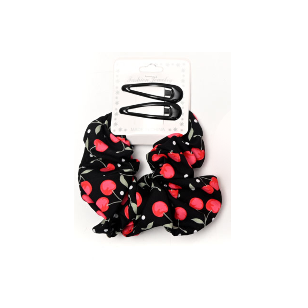 SET SCUNZI + TIC TAC ESTAMPADO CHERRY