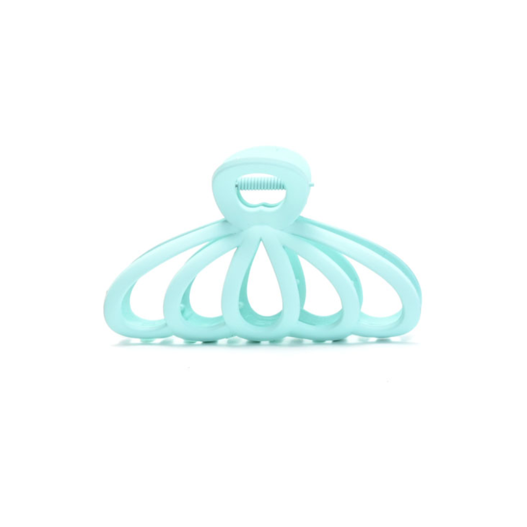 BROCHE PINZA COLOR LISO CON DETALLE