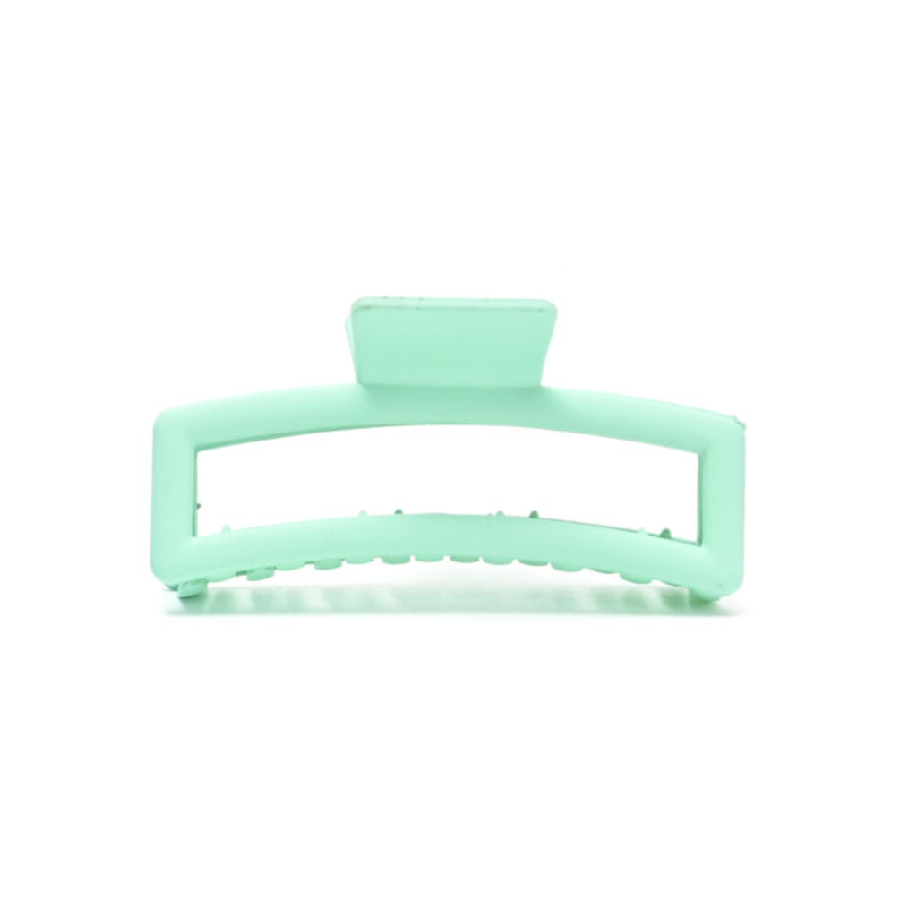 BROCHE PINZA RECTANGULAR COLOR LISO