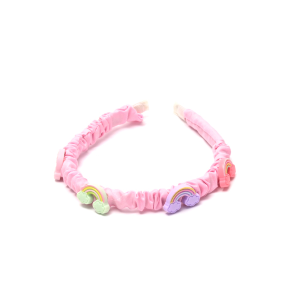 VINCHA CON APLIQUES RAINBOW