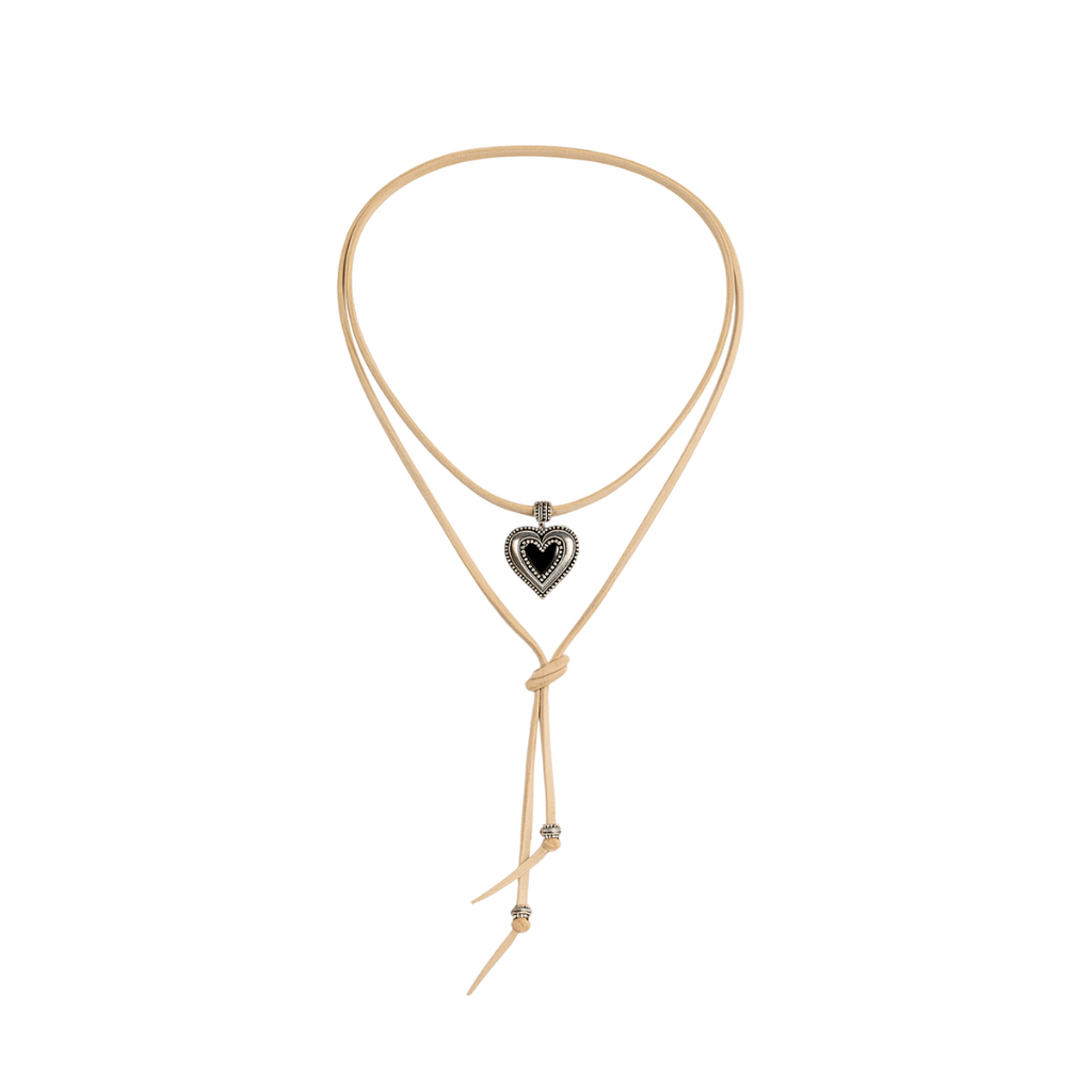 COLLAR CHOKER GAMUZA CON DIJE