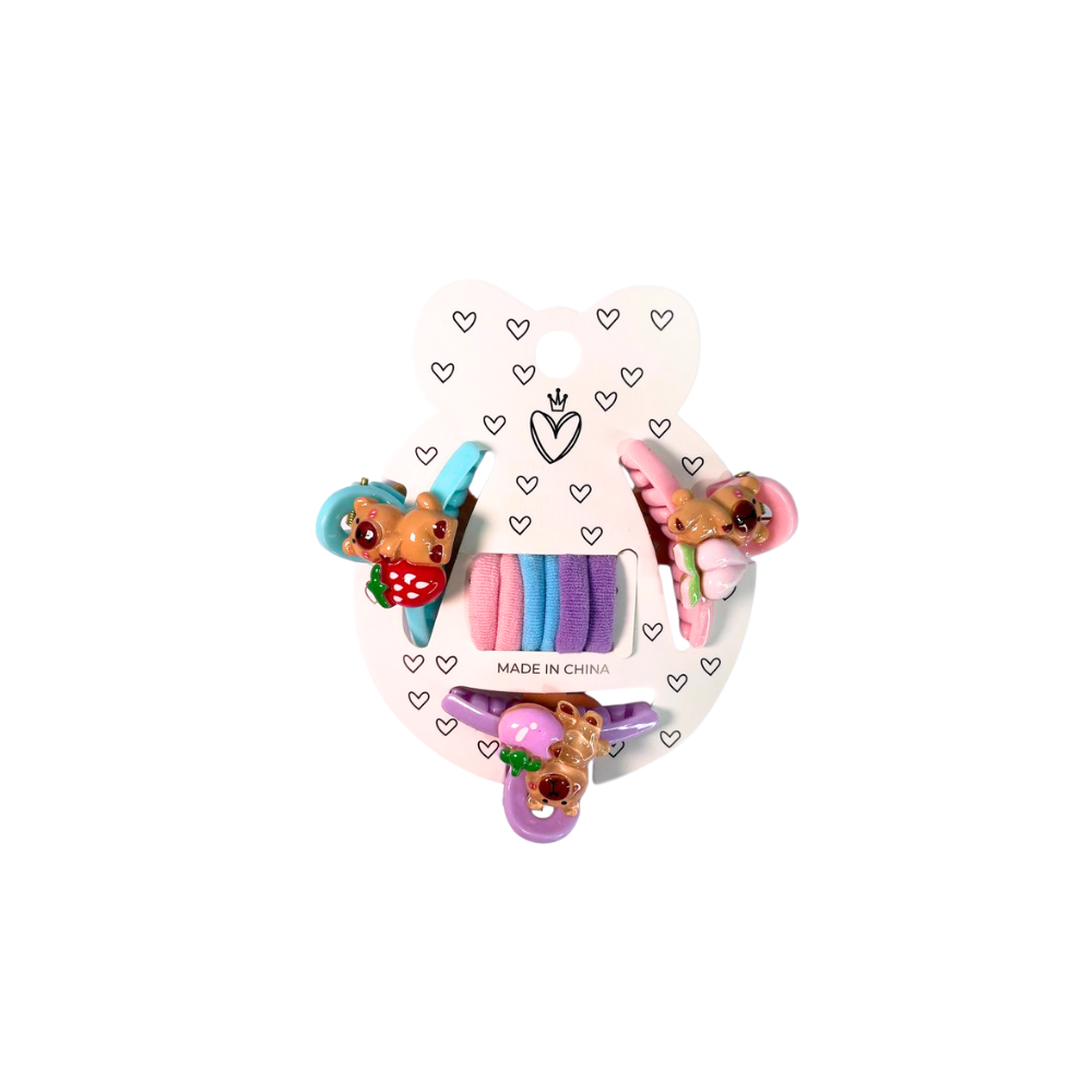SET DE PELO CAPIBARA COLERO + BROCHE