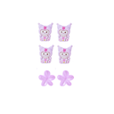 SET DE COLERO + BROCHE SANRIO