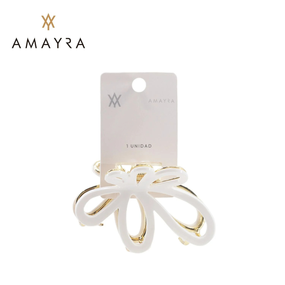 BROCHE PINZA TIPO FLOR AMAYRA