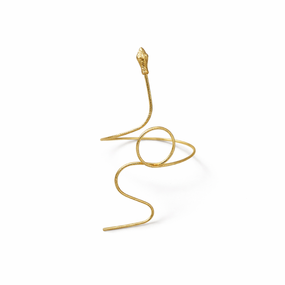 BRAZALETE FORMA VIBORA DORADO