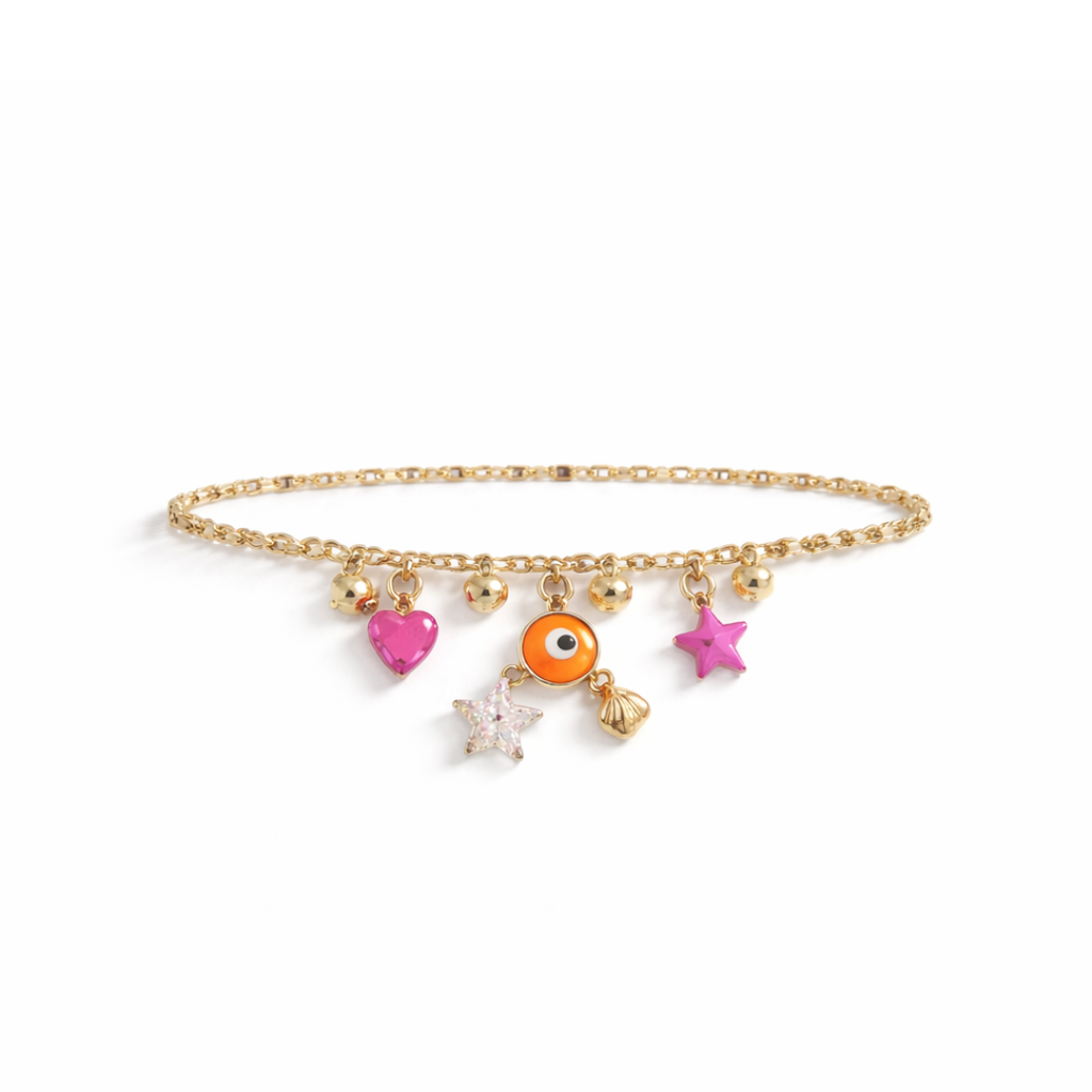 PULSERA CON MINI DIJES