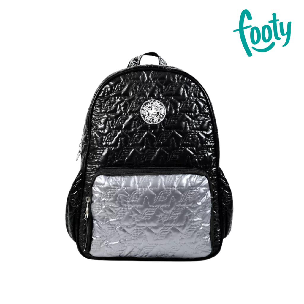 MOCHILA 16" PUFFER METALIZADA FOOTY