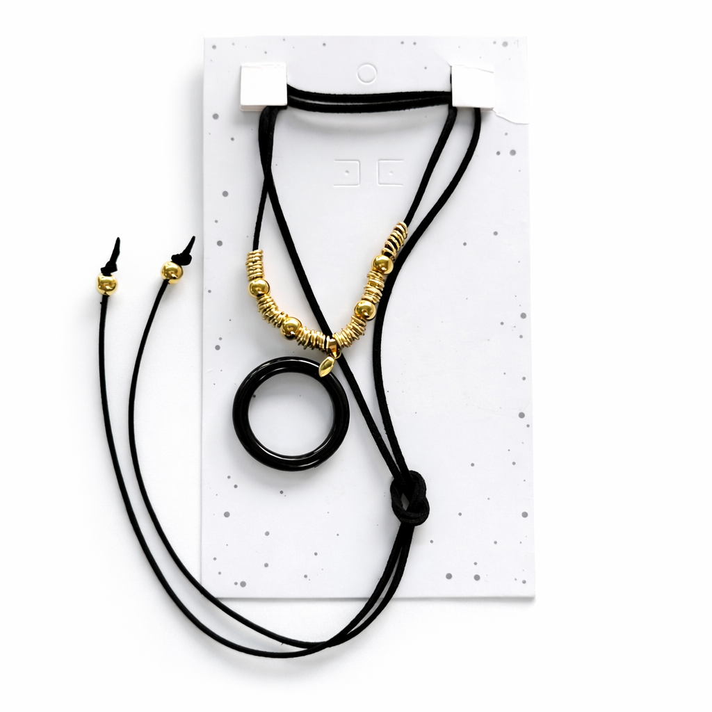 COLLAR CHOKER DIJE ANILLO GRANDE