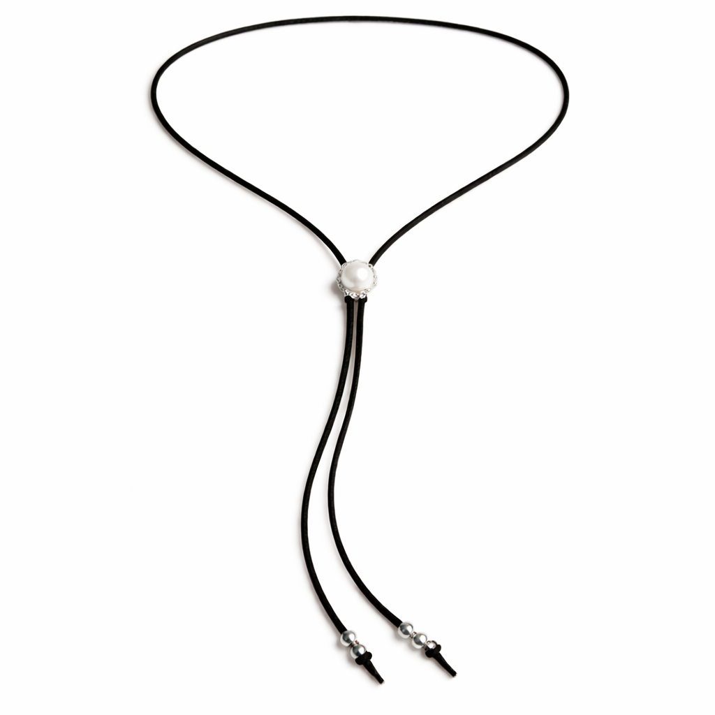COLLAR CHOKER DIJE PERLA