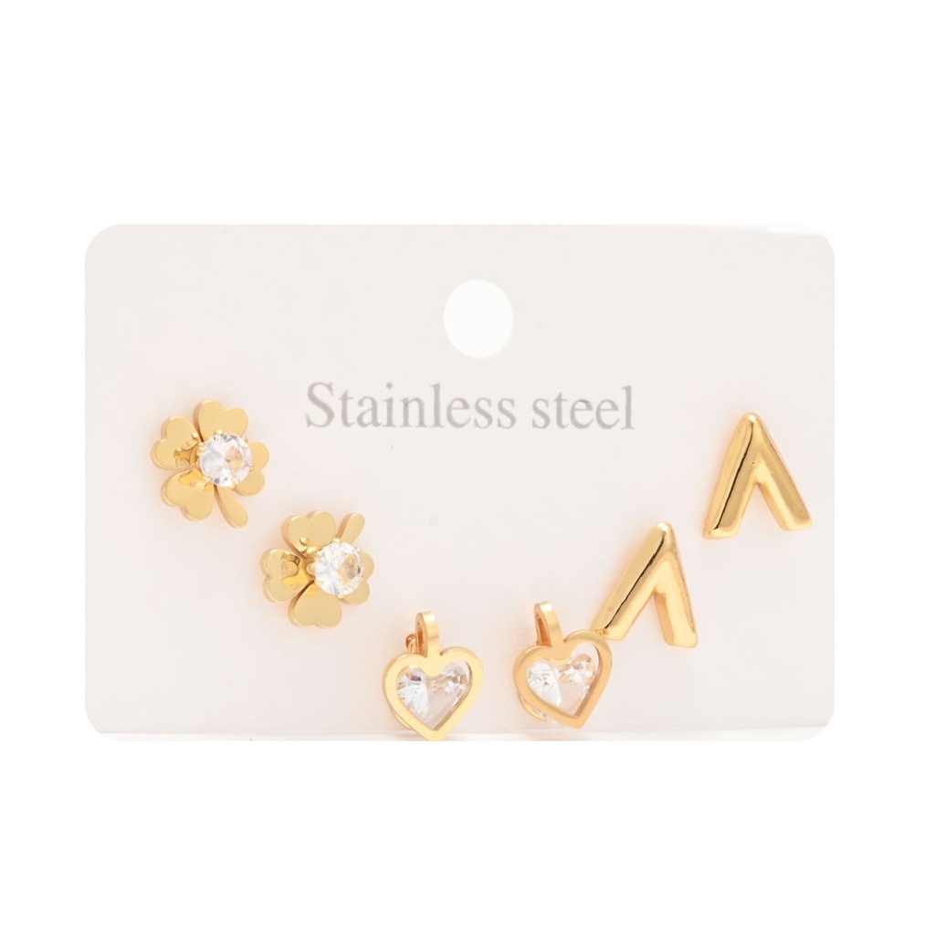 SET AROS X3 PASANTE ACERO QUIRUGICO