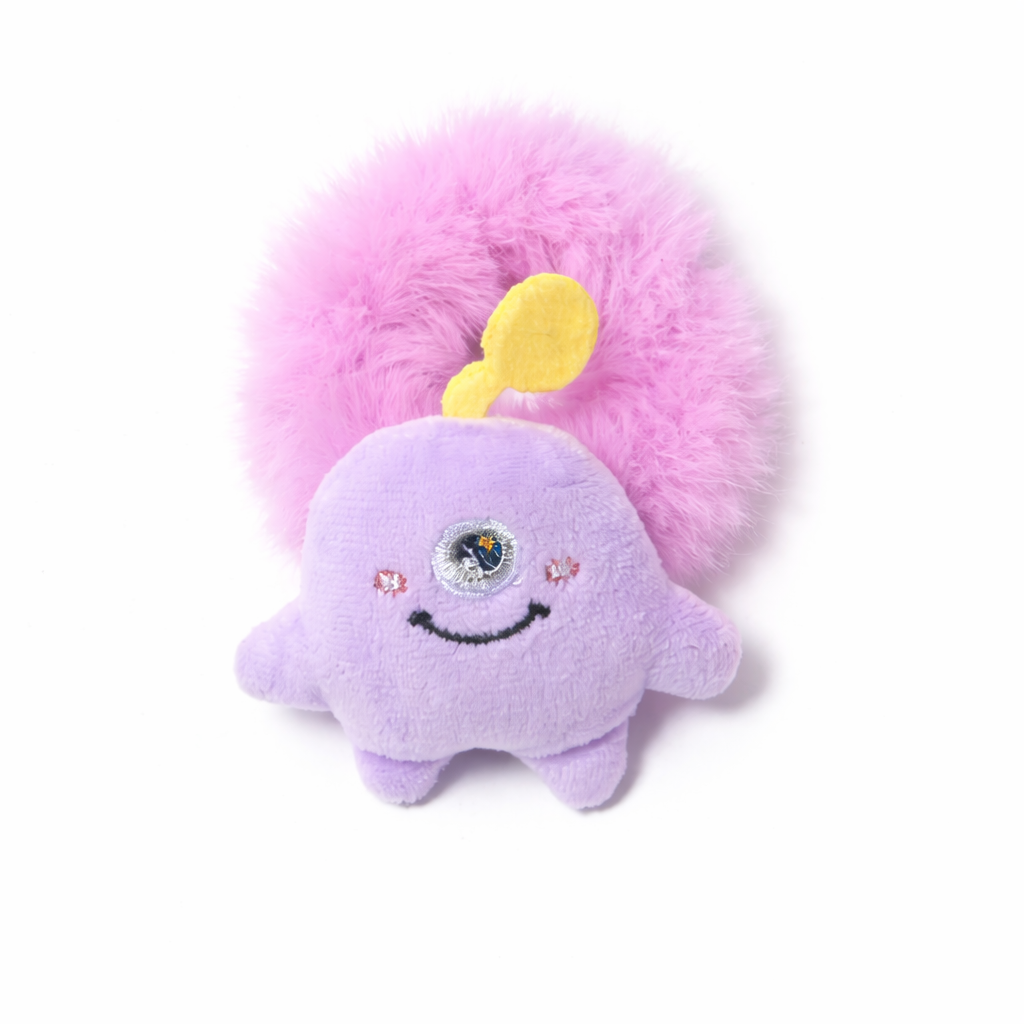 COLERO SCUNZI PELUCHE APLIQUE MONSTRUO