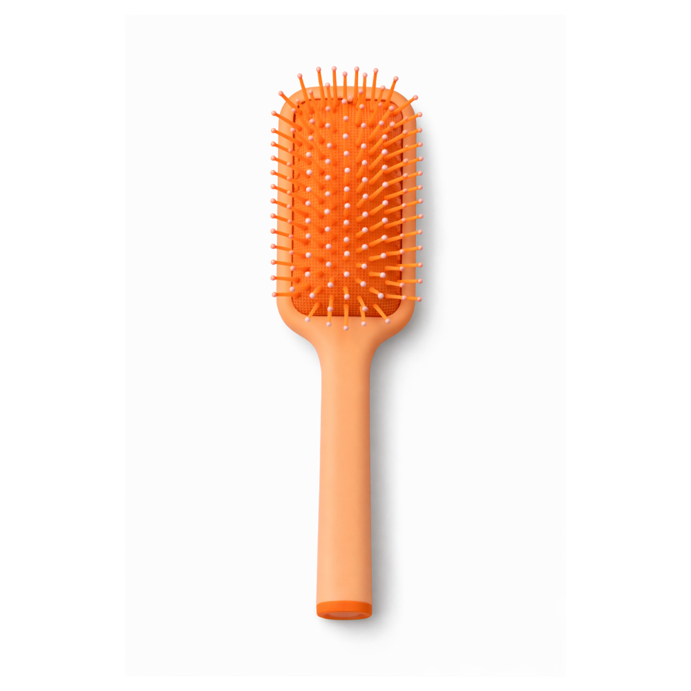 CEPILLO DE PELO NEUMATICO RECTANGULAR DE COLORES