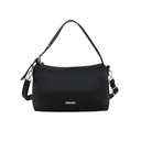 CARTERA COLOR LISO APLIQUE TRENDY