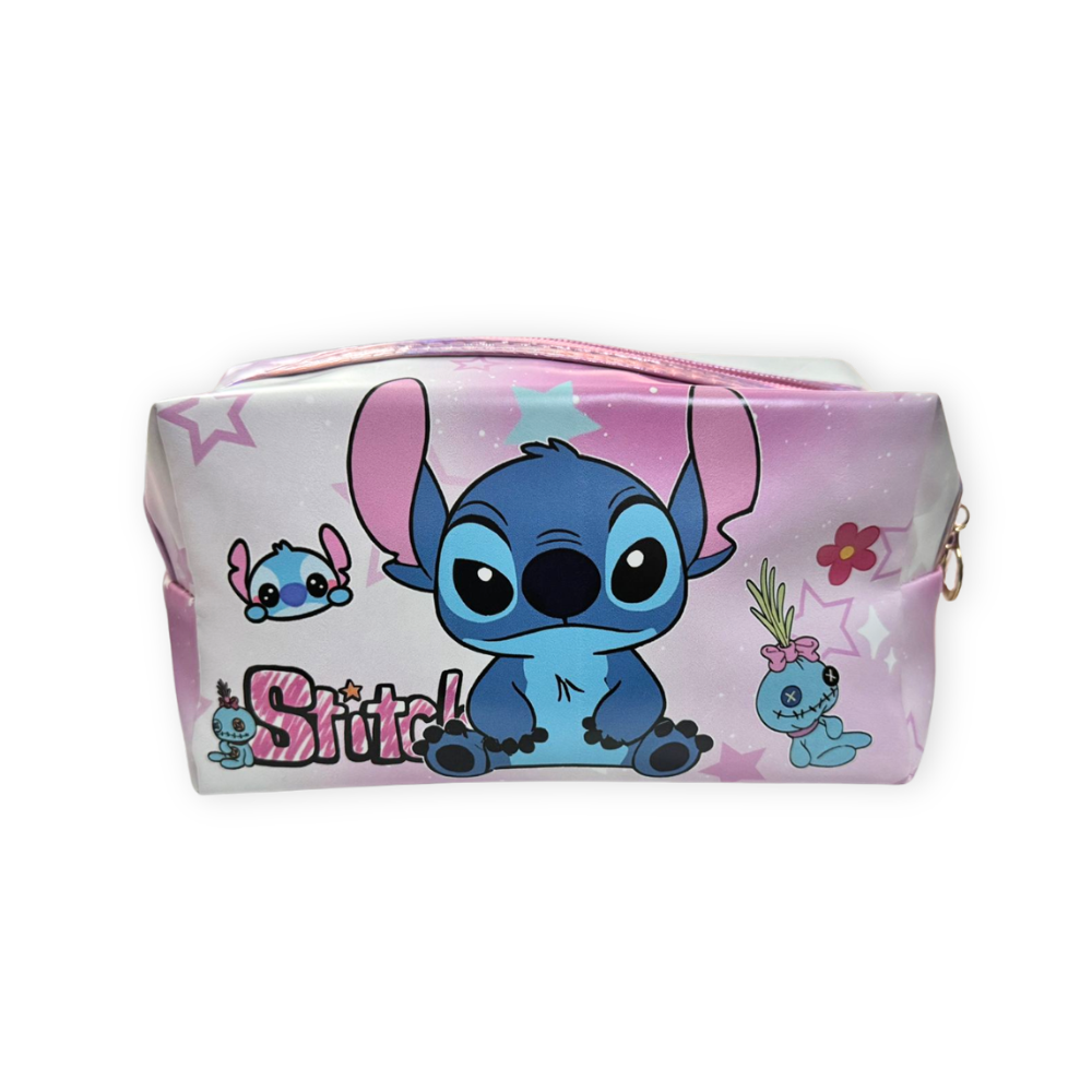 PORTA COSMETICO ESTAMPA STITCH