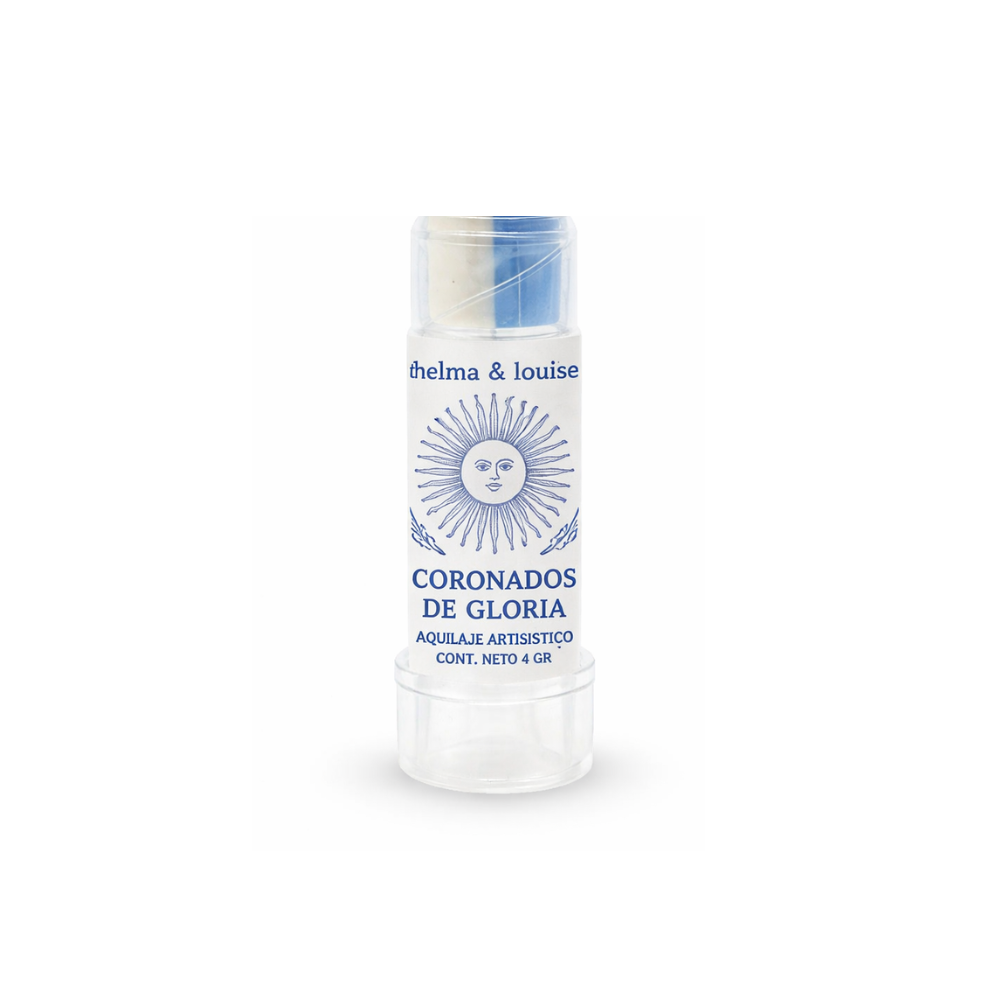 LABIAL MUNDIAL DUO CELESTE Y BLANCO