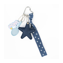 LLAVERO CHARM ESTRELLA Y DIJES