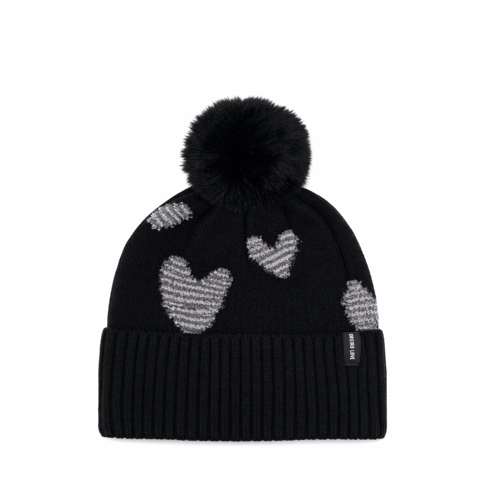 GORRO CON POMPON ESTAMPA OREIRO LOVE