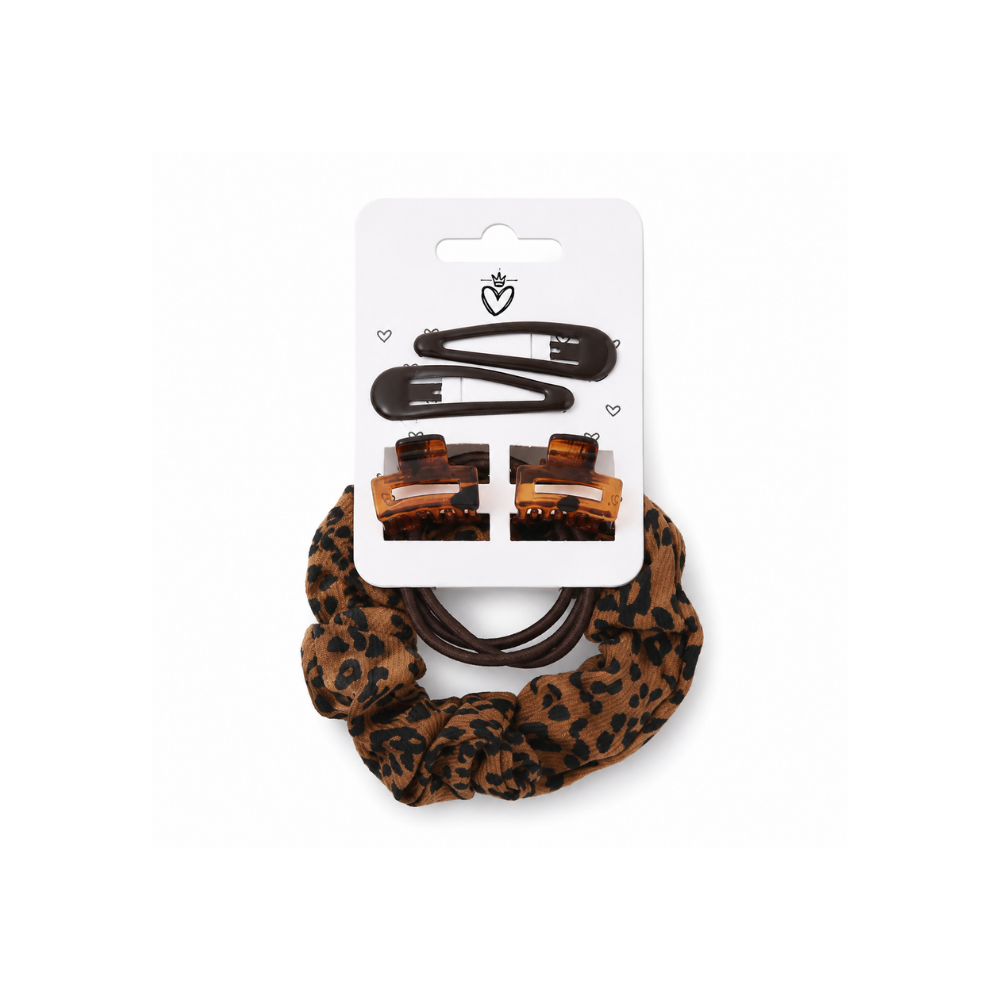 SET CABELLO ANIMAL PRINT