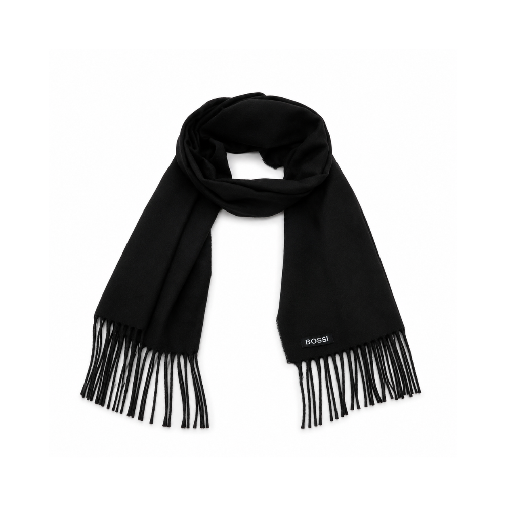 BUFANDA COLOR LISO FLECOS BOSSI
