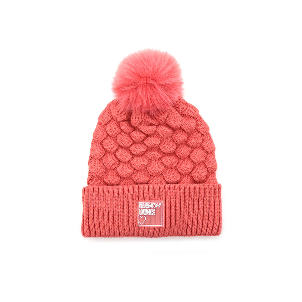 GORRO LANA CON POMPON