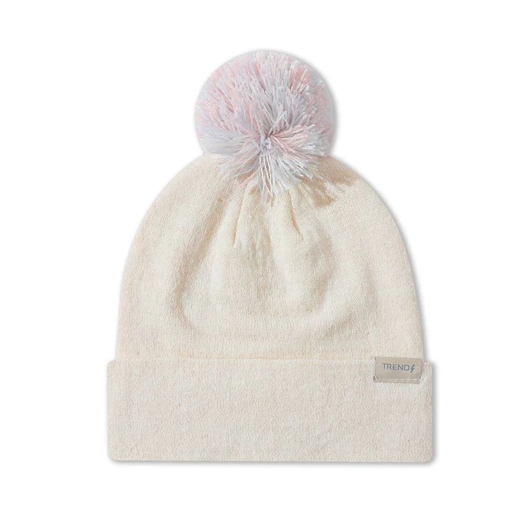GORRO POMPON APLIQUE TRENDY