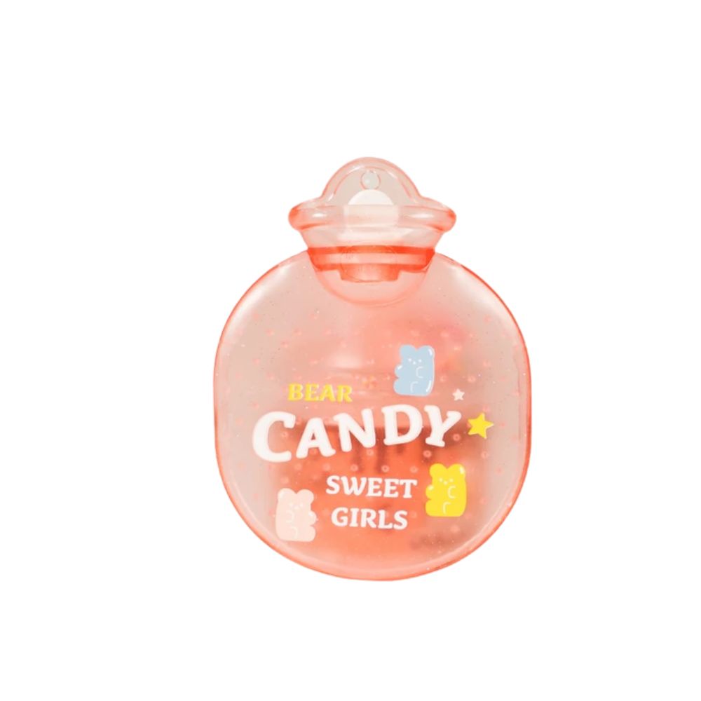 BOLSA DE AGUA CALIENTE CON GLITTER