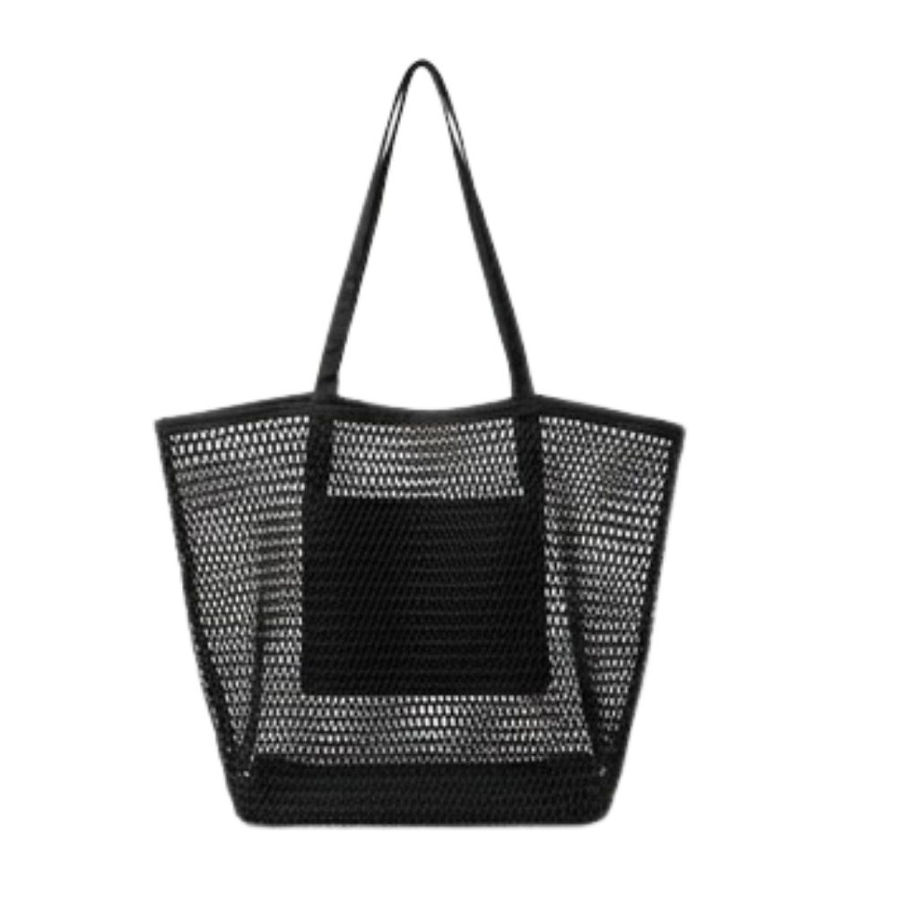 BOLSO PLAYERO DE RED CON BOLSILLO INTERNO