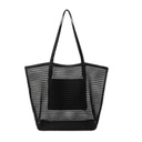 BOLSO PLAYERO DE RED CON BOLSILLO INTERNO