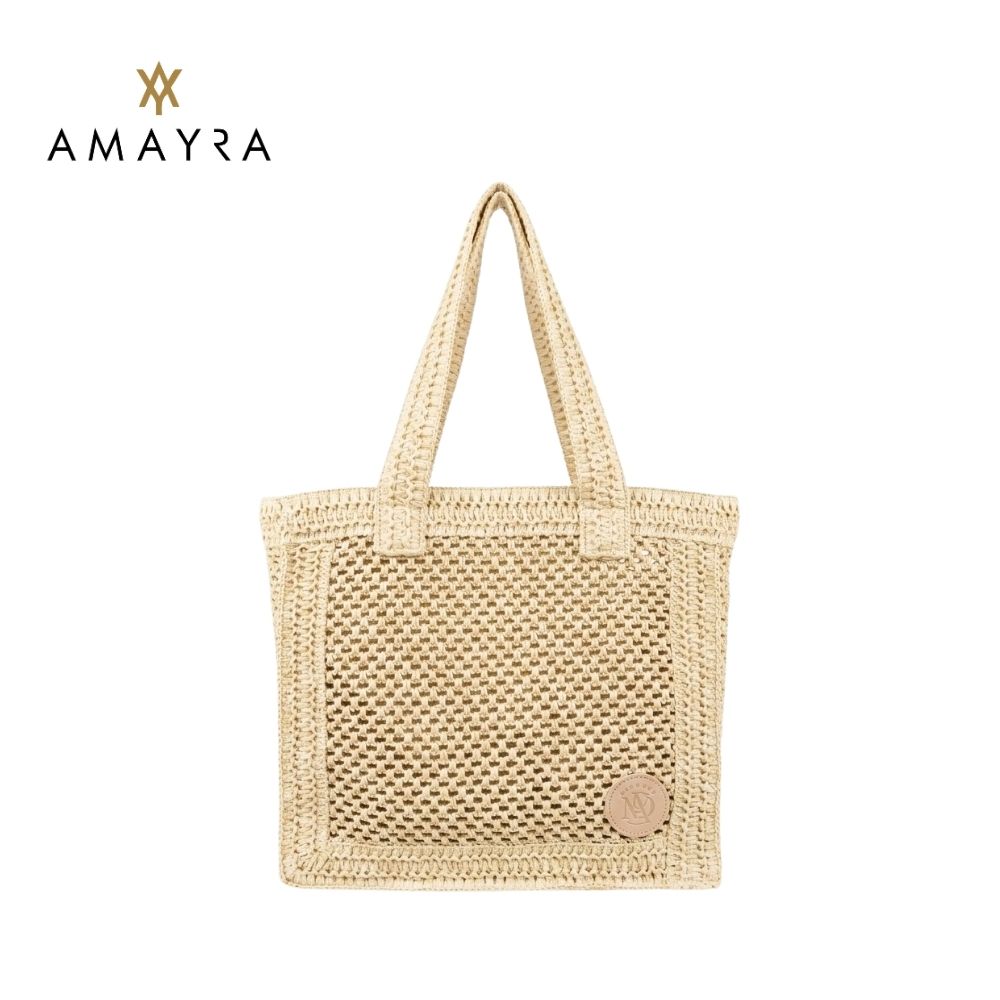 BOLSO PLAYERO DE RAFIA AMAYRA