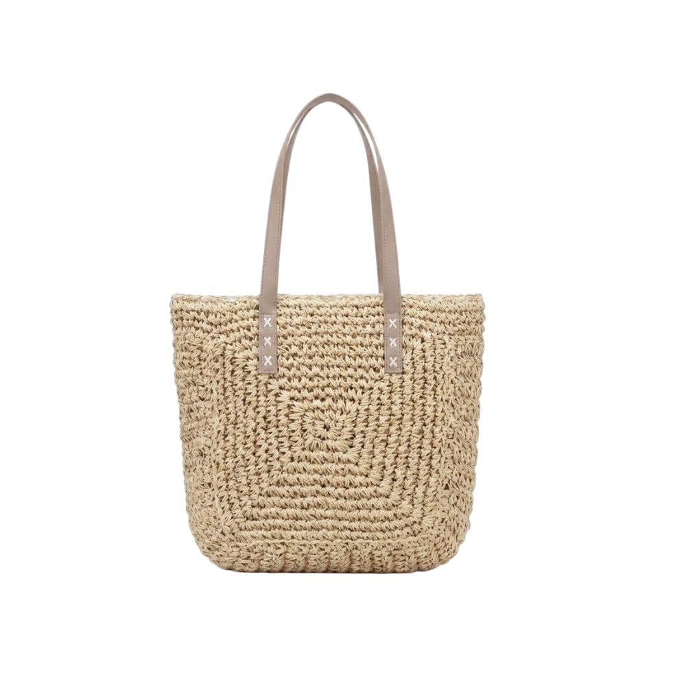 BOLSO TIPO TOPE DE RAFIA