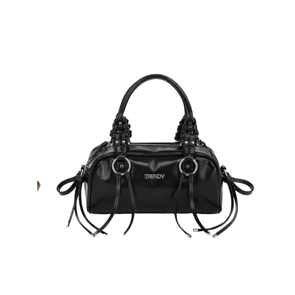 CARTERA BANDOLERA TRENDY BOWLING CON DETALLES DE CORREAS TRENDY